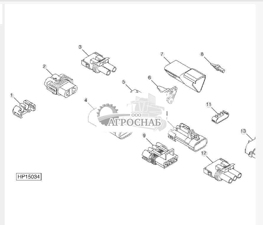Electrical Connector Service Kit (Contents Of Box 2) 2-Way And 3-Way Connectors 